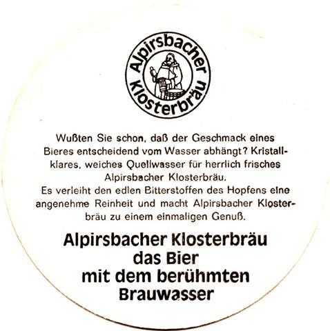 alpirsbach fds-bw alpirs rund 3b (215-wußten sie schon-schwarz)